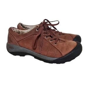 Keen Burnt Henna Presidio Shoes Women 9.5 Red Low Top Hiking Outdoor 1009876